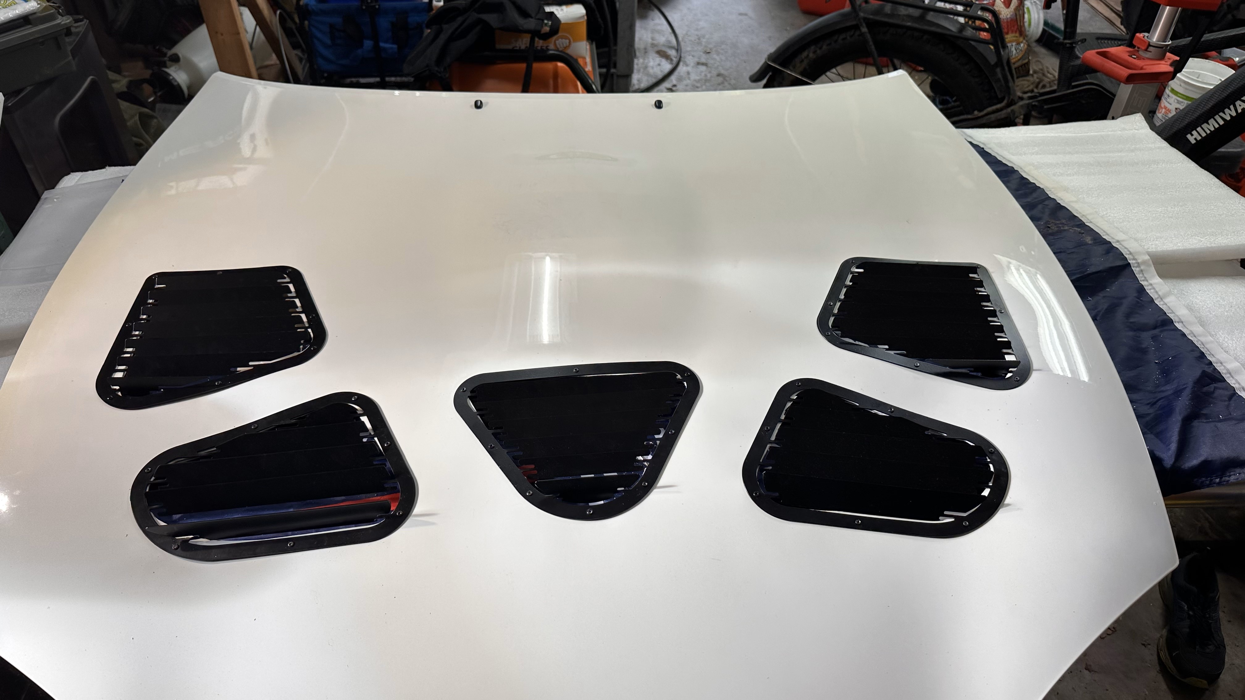 Hood riveted