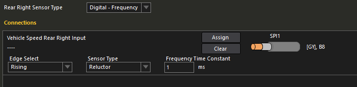 photo of settings inside Haltech NSP Software